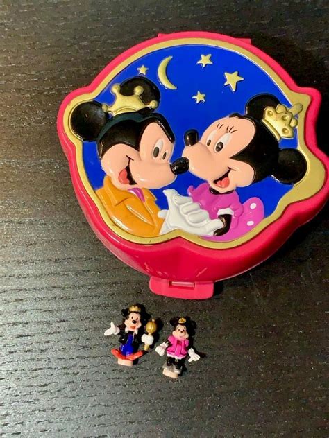 Vintage Polly Pocket Disney Minnie Mickey Mouse Playcase