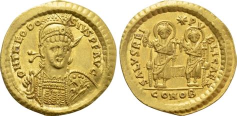 Biddr Numismatik Naumann Auction Lot Theodosius Ii