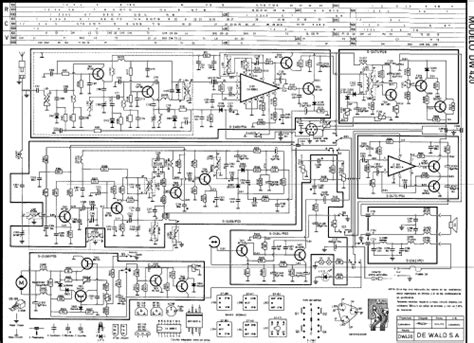 DW-420 Car Radio de Wald; Barcelona, build 1973, 3 schematics ...