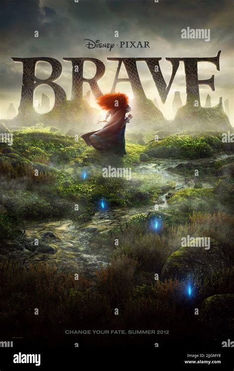 PRINCESS MERIDA POSTER, BRAVE, 2012 Stock Photo - Alamy