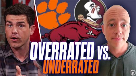 Overrated College Football Teams With Josh Pate Youtube