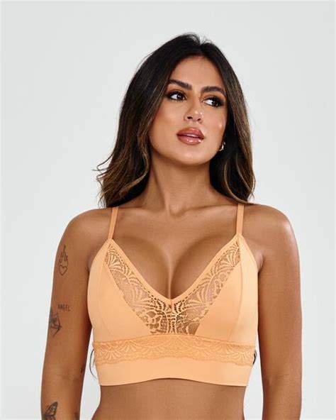 Comprar Sutiã cropped renda e micro Le Casual Lingerie