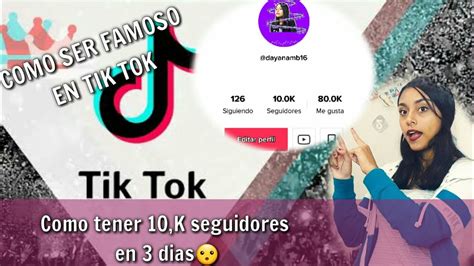 Como Ser Famoso En Tiktok F Cil Y R Pido Miles De Fans En Minutos En