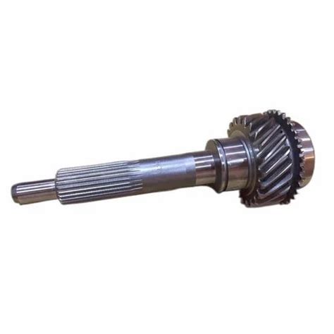 Heavy Vehicle Stainless Steel Gear Shaft For Automobile Industry Size