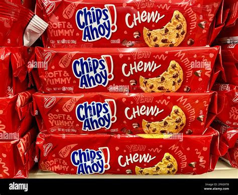 Galletas chip ahoy masticables fotografías e imágenes de alta