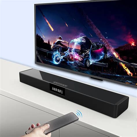 40W TV Echo Wall Soundbar Wireless Bluetooth Speaker Home Theater 3D