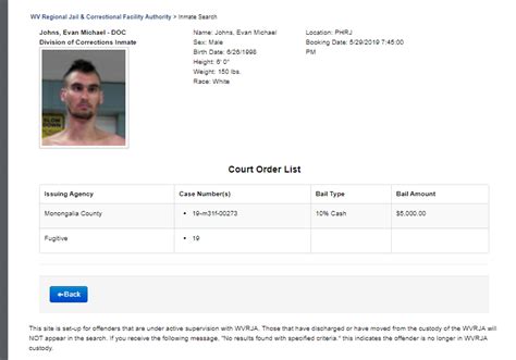 West Virginia Inmate Search West Virginia Division Of Corrections