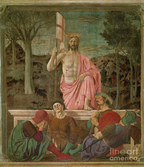 The Resurrection C1463 Painting By Piero Della Francesca Pixels