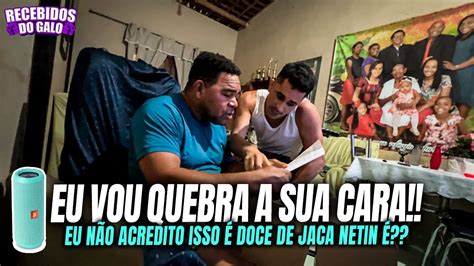 Galo Cego Recebe Presentes Erik Diz Que Doce De Jaca Galo Pega Ar