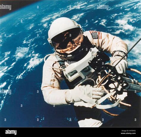 Photograph 1 Of Astronaut Edward H White Iis Space Walk On Gemini Iv