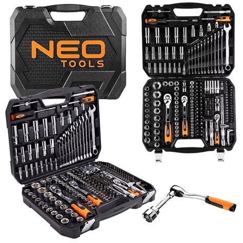 ZESTAW KLUCZY NASADOWYCH 219szt NEO TOOLS 08 671 12769273174