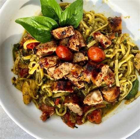 Pesto Linguine - MY VIRTUAL DIETITIAN