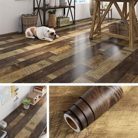 Livelynine Reclaimed Waterproof Vinyl Plank Flooring Peel And Stick