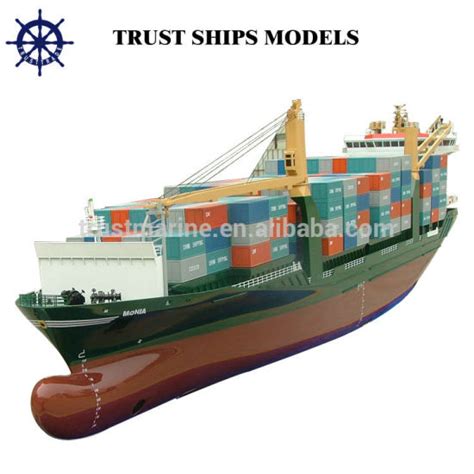 Miniature Shipping Container Scale Model of Container Ship Model ...