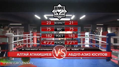 Алтай Атакишиев vs Абдул Азиз Юсупов Altay Atakishiyev vs Abdul