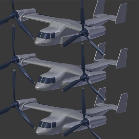 3d osprey vtol model