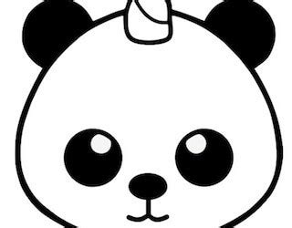 Disegno Di Pandacorno Kawaii Da Stampare Gratis E Colorare