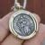 Handmade Mens Heavy St Christopher Necklace Travelers Medallion Pendant