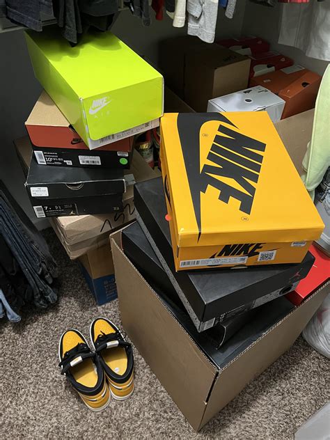 Never realize how many you have until you move : r/Sneakers
