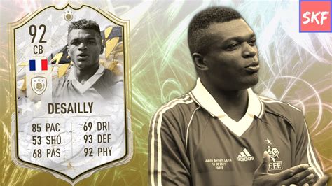 Fifa 22 92 Icon Moments Marcel Desailly Player Review Youtube