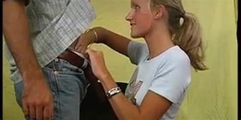 Blonde 18 Years Old Teen Blowjob During Porno Casting Tnaflix