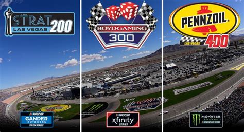 2019 Las Vegas NASCAR Weekend Schedule - March | MRN