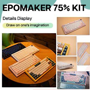 Epomaker Next Time Skyline Gasket Mounted Hot Swappable Wired Gaming Keyboard Diy Kit With