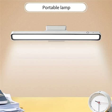 Rechargeable LED Magnetic Reading Light, Desk Lamp 3 Color Modes ...