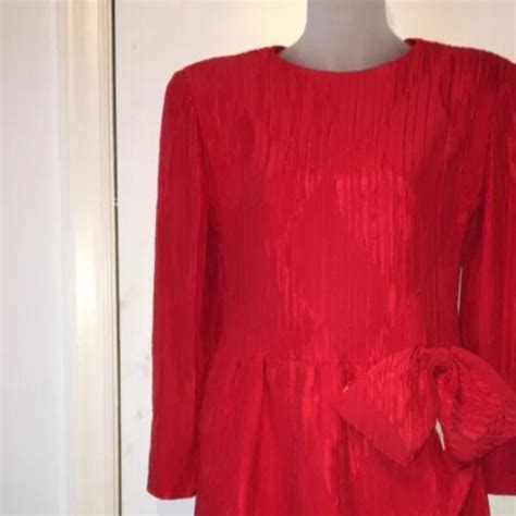 Fire Engine Red Dress - Etsy