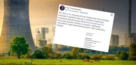 Polska elektrownia jądrowa coraz bliżej PEJ skierowała wniosek do