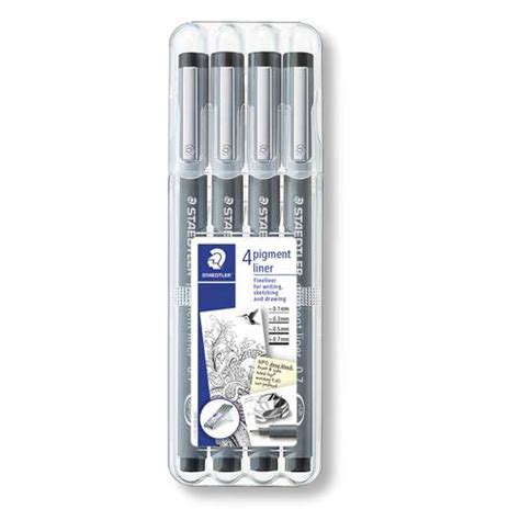 STAEDTLER Pigment Liner 308 4er Etui Fineliner Online Kaufen