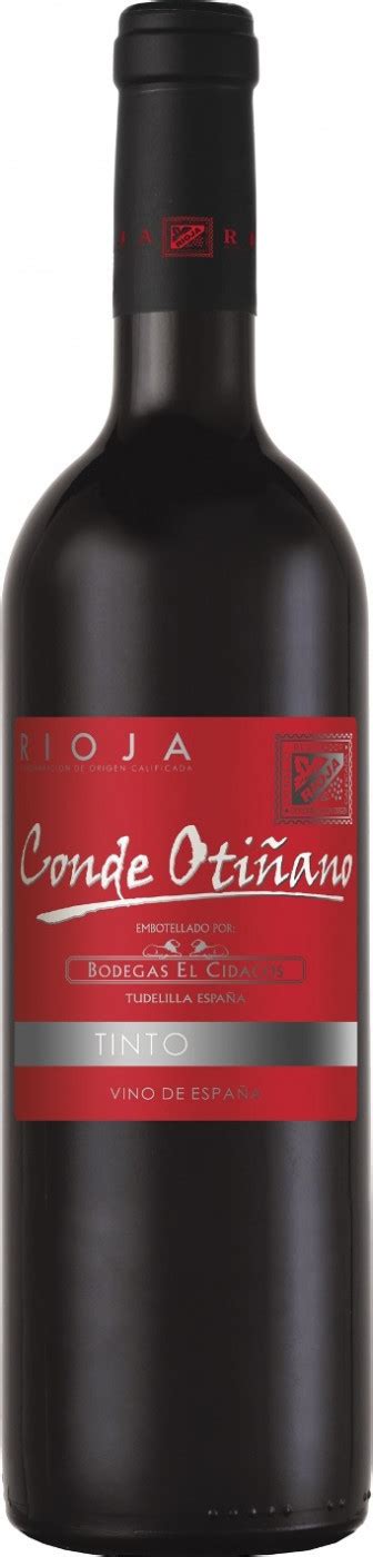Вино Bodegas El Cidacos, Conde Otinano, Tinto, Rioja, 2018 купить вино ...