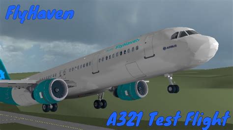 ROBLOX FlyHaven A321 Flight YouTube