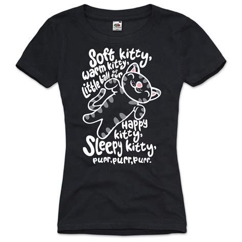 The Soft Kitty t-shirt Sheldon Sleepy HAPPY GATTO Cooper Big Bang ...