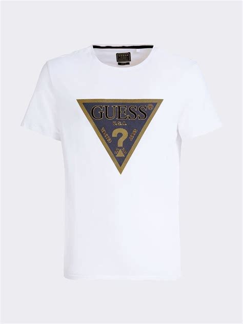 Venta Camiseta Guess Triangulo En Stock