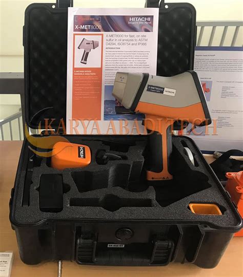 Hitachi X MET 8000 Expert Geo Handheld XRF Analyzer Karya Abadi Tech