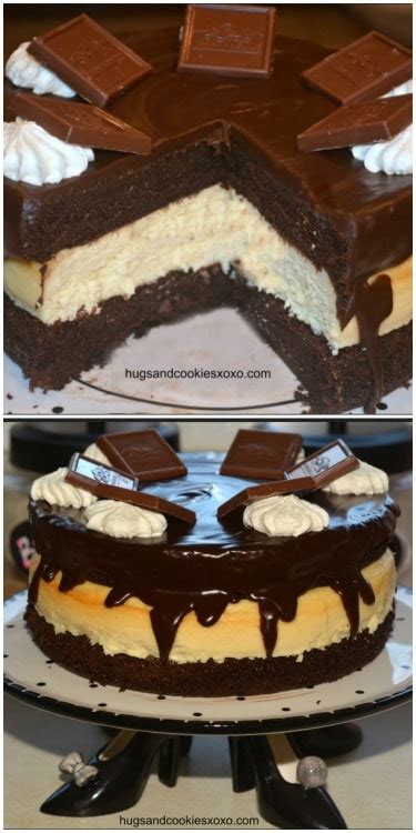 Chocolate Layer Cake & Cheesecake - Hugs and Cookies XOXO