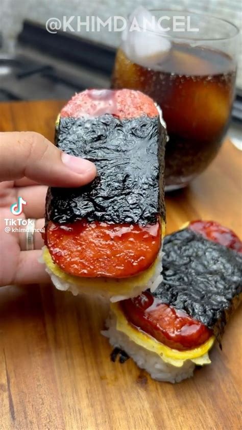 Spam musubi recipe spam musubi spam musubi korean food musubi recipe ...