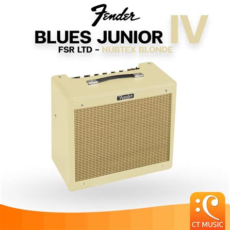 Fender Blues Junior Iv Fsr Ltd Nubtex Blonde Shopee Thailand