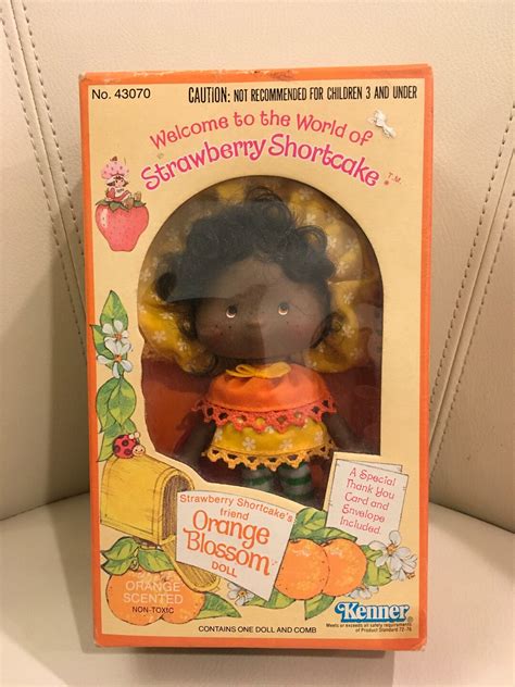 1980 Kenner Strawberry Shortcake Orange Blossom Doll New In Etsy