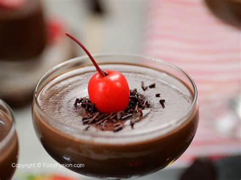 Creamy Chocolate Pudding Food Fusion