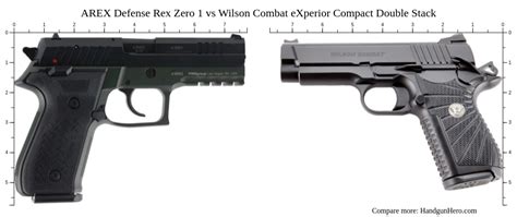 Arex Defense Rex Zero Vs Wilson Combat Experior Compact Double Stack