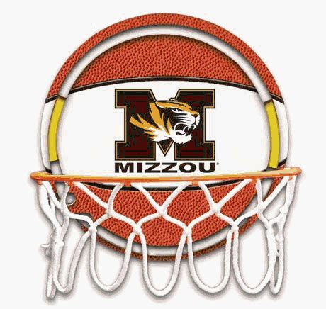 University Of Missouri Tigers Pebble Basketball Light