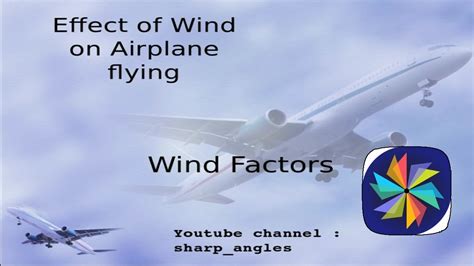 Effect of wind on airplane / aircraft flying (head / tail / cross/ gust ...