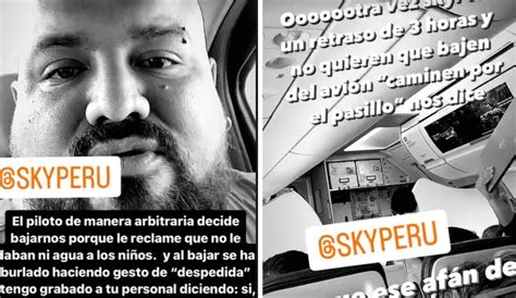 Trujillo El Tobi Denunció Que Policías Lo Bajaron De Avión De Sky Por Reclamar Retraso Lrnd