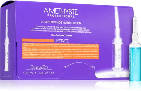 Farmavita Amethyste Hydrate Gel E De Soin Pour Cheveux Fins Et Secs En