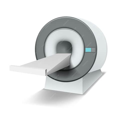 Premium Vector | Clean White MRI Machine Isolated