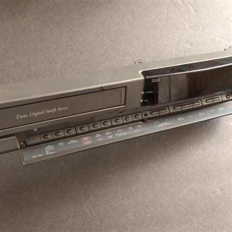 Mitsubishi Vcr Vhs Video Player Recorder Hi Fi Stereo Hs U Faceplate