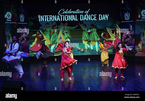 Islamabad Pakistan April 29 Pakistani Artists Perform Dance To