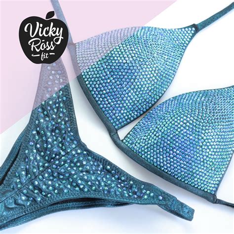 Exclusive Crystal Rhinestone Bikini Competition Suits For Etsy